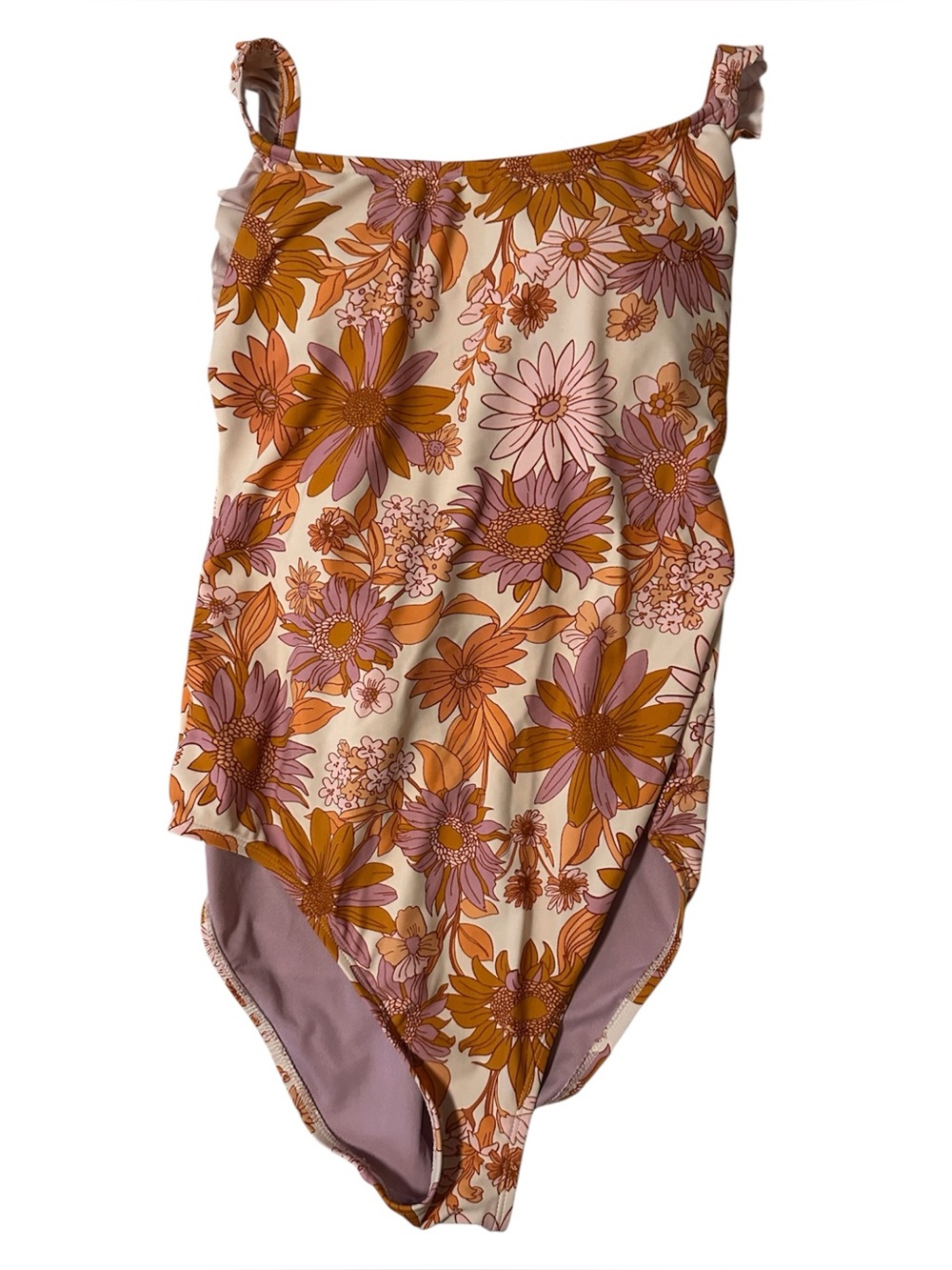 Kona Sol Light Mauve one piece swimsuit. Size Large - Picture 2 of 11
